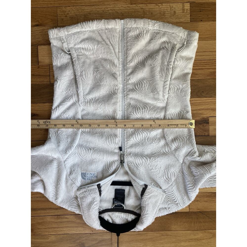 The Northface Swirl Beige Full Zip Oso Osito Long Sleeve Jacket Swirl XS - Picture 11 of 12